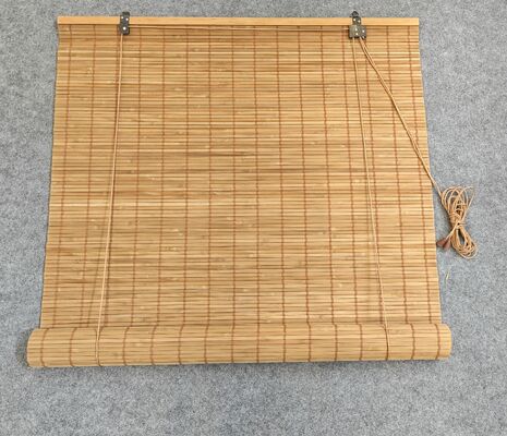 Tijeras de bambú naturales ecológicas Tijeras para ventanas de estilo romano para decoración de privacidad interior exterior