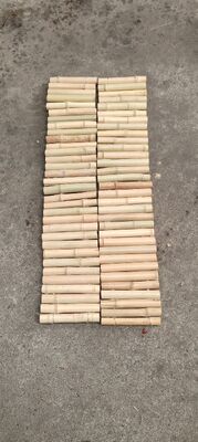 Natural Bamboo Edging, Bamboo Garden Border Edging, Outdoor Landscape Edging for Decorative Garden