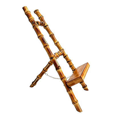 Venta al por mayor de fábrica: soporte de bambú natural hecho a mano para teléfono y tableta, accesorio artesanal de bambú para escritorio y decoración del hogar y la oficina